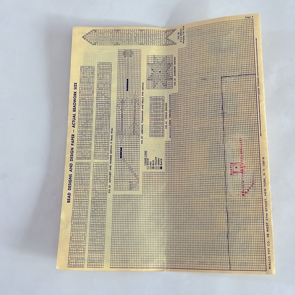 1960 Indian Beadcraft KIT Beadwork Native American Vintage Artwork Crafter Beads - Picture 17 of 17